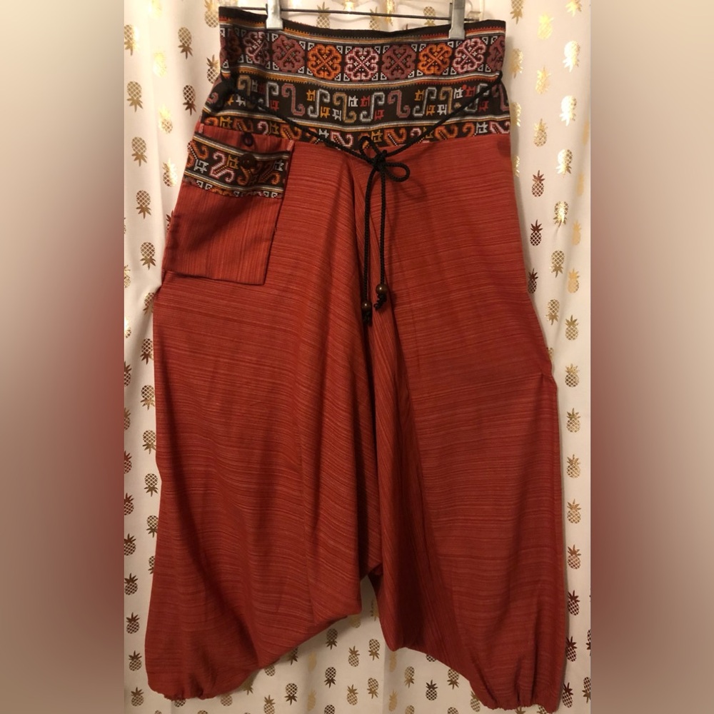 NEW Your Cozy Harem Pants Traditional Loose Plus Size 100% Cotton Bohemian Style